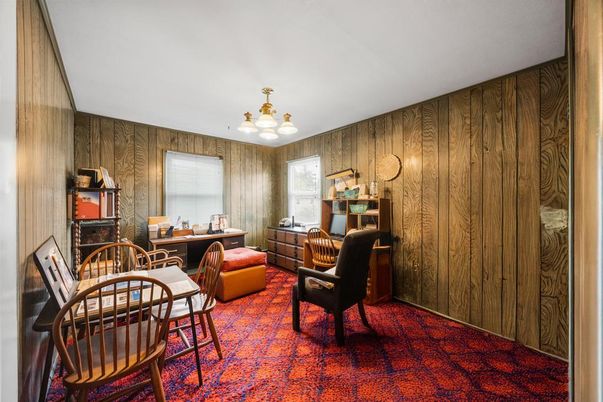 Dining room, Interior, Wooden Walls