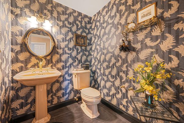 Bathroom, Interior, Wood Texture Flooring