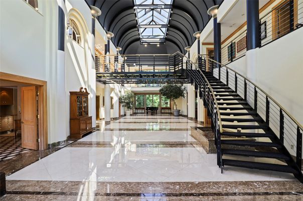 Glass Ceilings, Interior, Marble