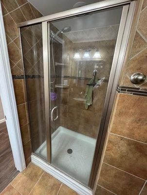 Bathroom, Glass Shower, Interior