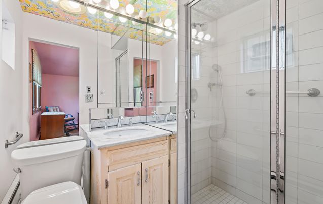 Bathroom, Dual Sink Vanities, Glass Shower, Interior