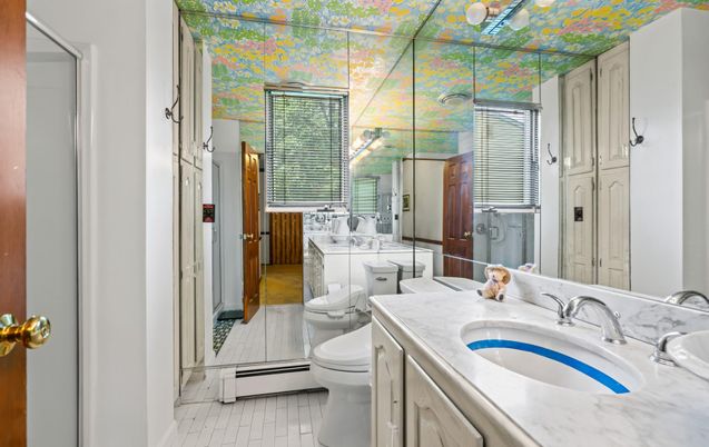 Bathroom, Dual Sink Vanities, Glass Shower, Interior