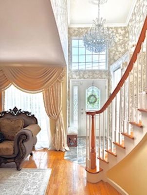 Chandelier, Interior, Wood Texture Flooring