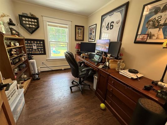 Home Office, Interior, Wood Texture Flooring