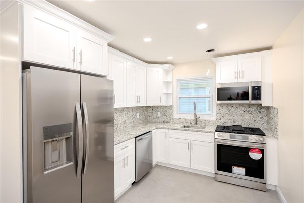Interior, Kitchen, Recessed Lighting, Stainless Steel Appliances