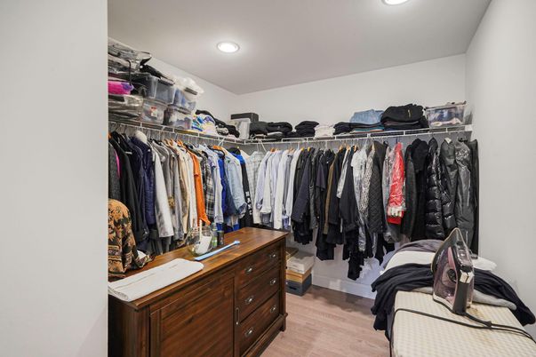 Interior, Recessed Lighting, Walk-in Closets, Wood Texture Flooring
