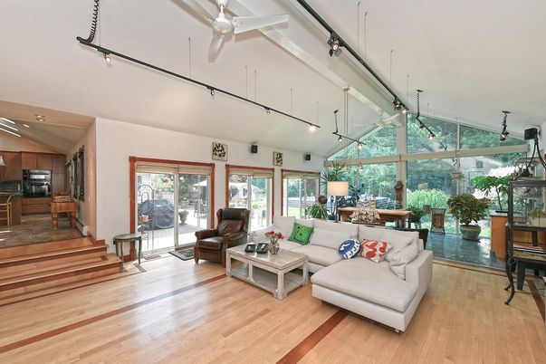 Dining room, Interior, Kitchen, Living room, Wood Texture Flooring