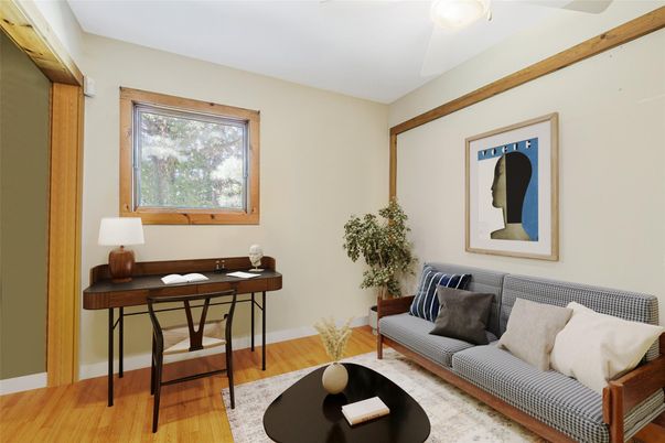 Home Office, Interior, Wood Texture Flooring