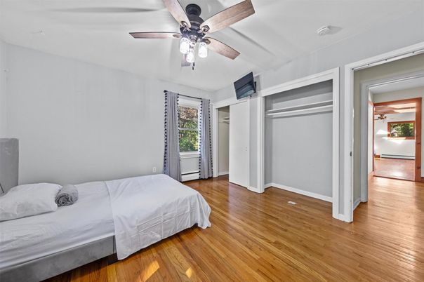 Bedroom, Interior, Wood Texture Flooring