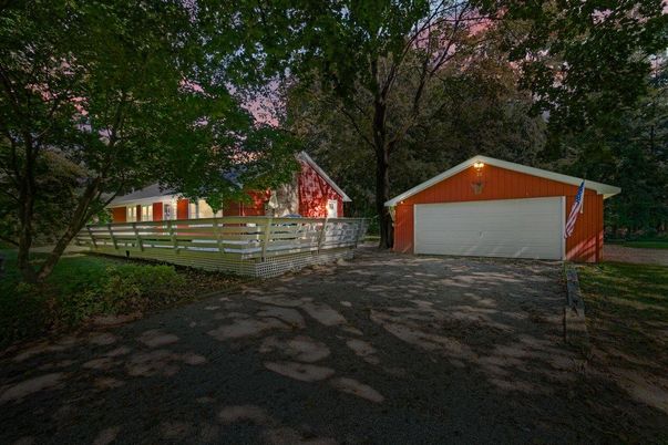 Backyard, Detached Garage, Exterior