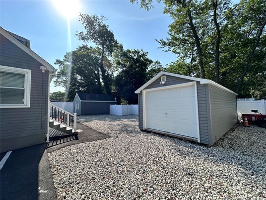Backyard, Detached Garage, Exterior