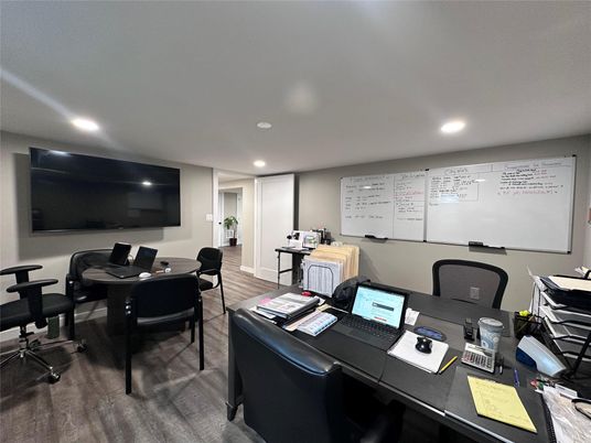 Home Office, Interior, Recessed Lighting
