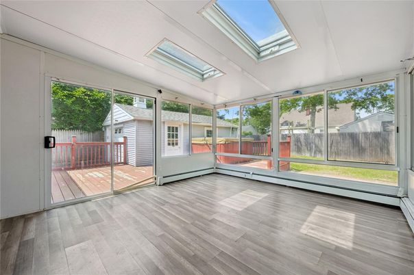 Interior, Sun Room, Wood Texture Flooring