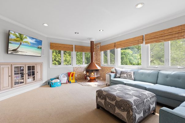 Interior, Living room, Recessed Lighting
