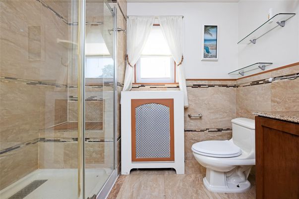 Bathroom, Glass Shower, Interior