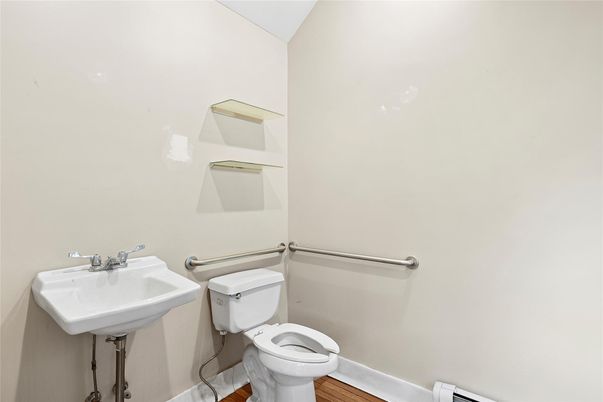 Bathroom, Interior, Wood Texture Flooring