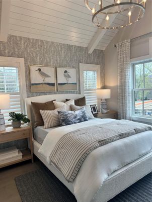 Bedroom, Interior, Wood Texture Flooring