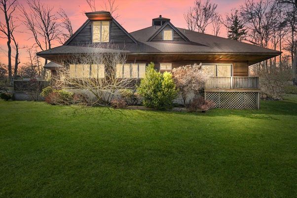 Backyard, Exterior, Facade, Log Home