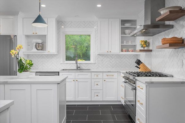 Interior, Kitchen, Pendant Lights, Recessed Lighting