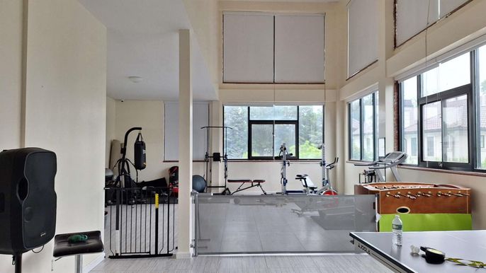 Fitness Equipment, Game Room, Interior