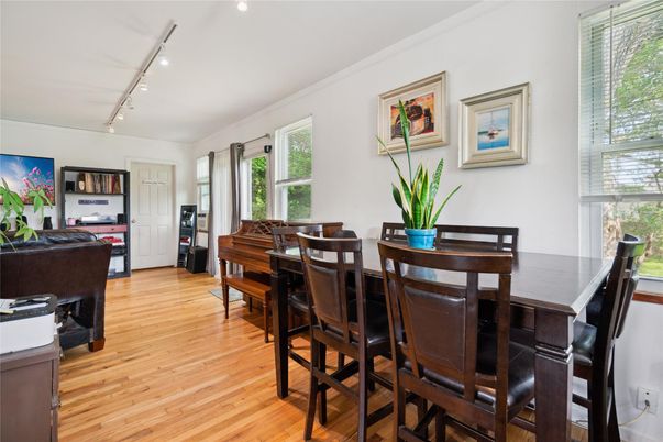 Dining room, Interior, Wood Texture Flooring