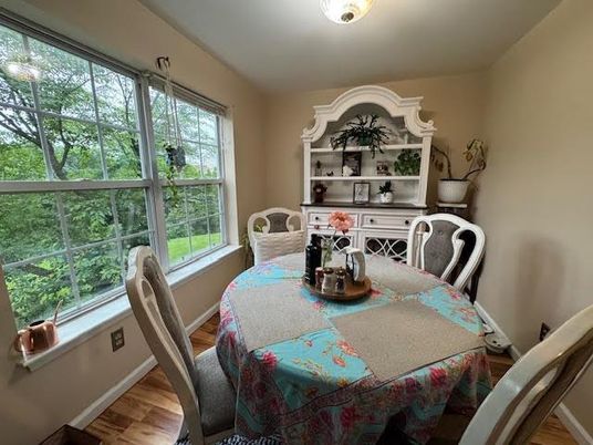 Dining room, Interior, Wood Texture Flooring