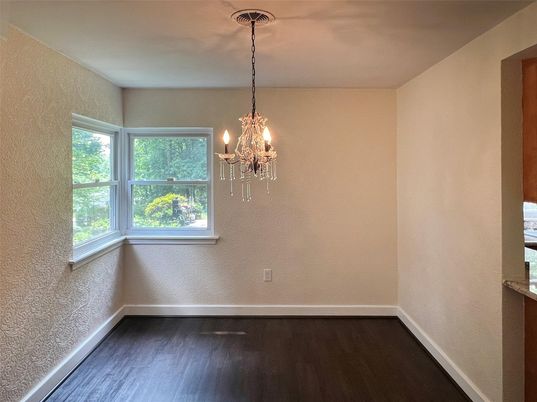 Chandelier, Empty room, Interior, Wood Texture Flooring