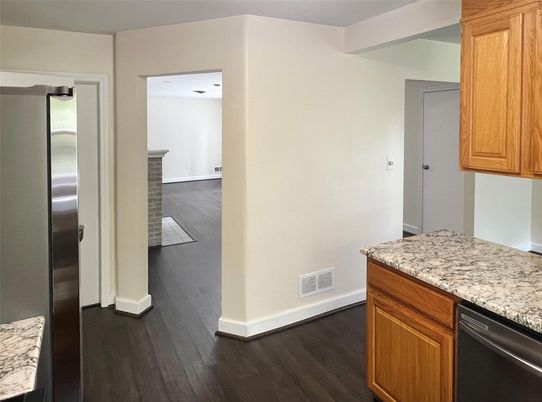 Interior, Kitchen, Wood Texture Flooring