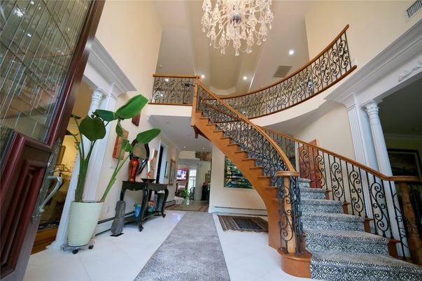 Chandelier, Interior, Recessed Lighting