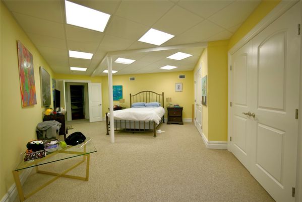 Bedroom, Interior, Recessed Lighting