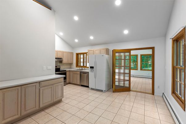 Interior, Kitchen, Recessed Lighting, Stainless Steel Appliances
