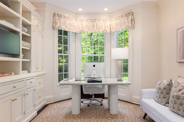 Home Office, Interior, Recessed Lighting