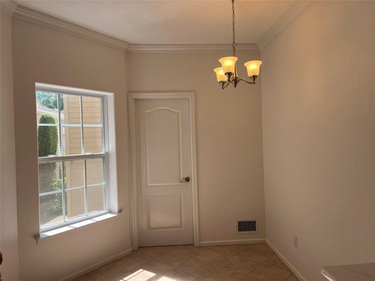 Chandelier, Empty room, Interior