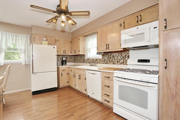 Interior, Kitchen, Wood Texture Flooring