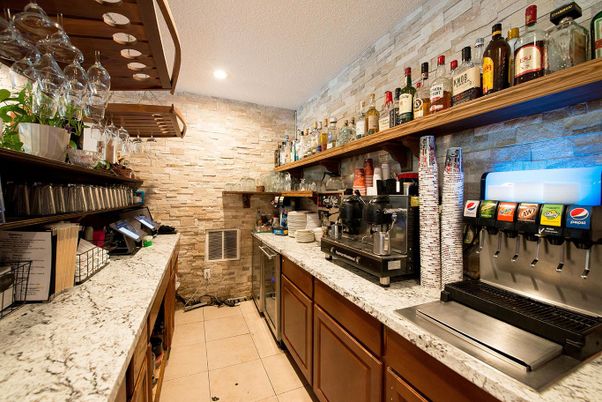 Interior, Recessed Lighting, Stone Walls