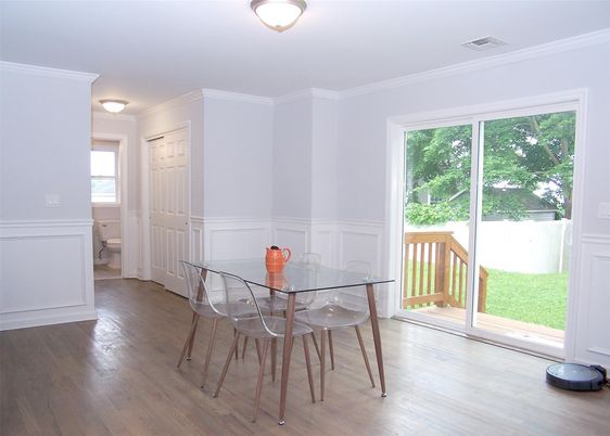 Dining room, Interior, Wood Texture Flooring