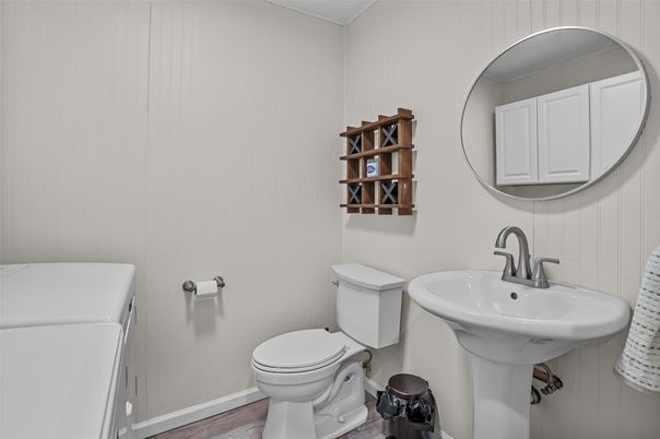 Bathroom, Interior, Wood Texture Flooring