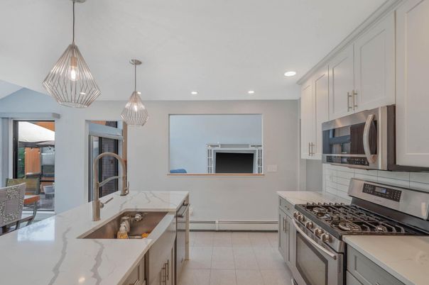 Interior, Kitchen, Pendant Lights, Recessed Lighting