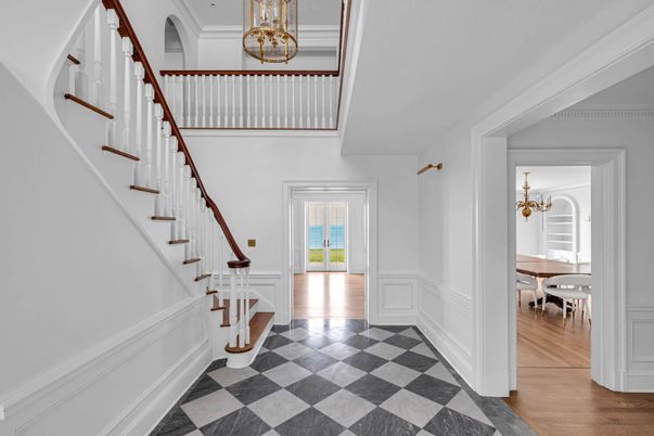 Chandelier, Interior, Wood Texture Flooring