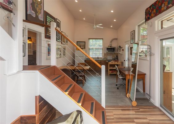 Interior, Recessed Lighting, Wood Texture Flooring