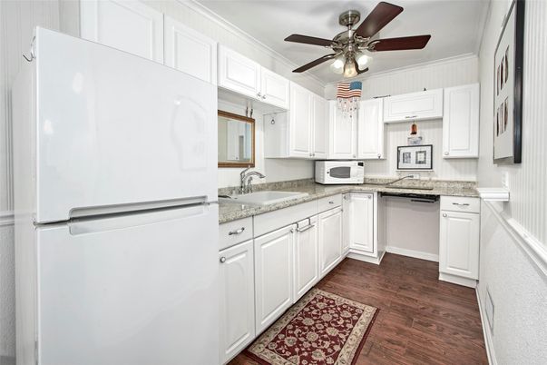 Interior, Kitchen, Wood Texture Flooring