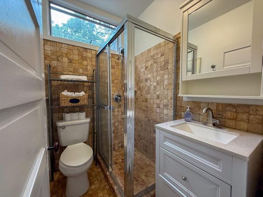 Bathroom, Glass Shower, Interior