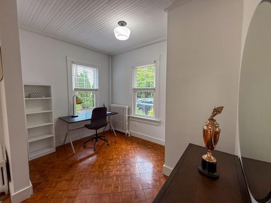 Home Office, Interior, Wood Texture Flooring