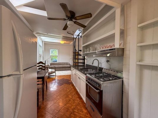 Interior, Kitchen, Living room, Wood Texture Flooring