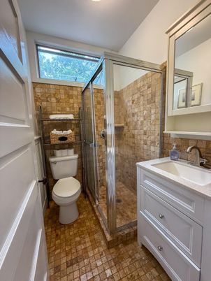 Bathroom, Glass Shower, Interior