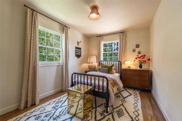 Bedroom, Interior, Wood Texture Flooring