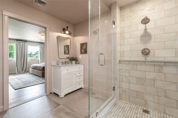 Bathroom, Glass Shower, Interior