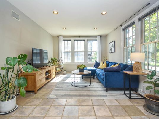Interior, Living room, Recessed Lighting