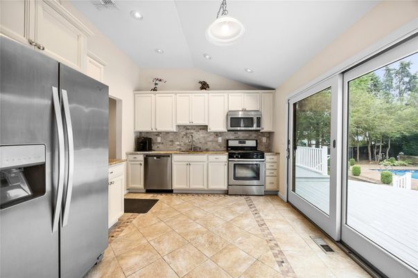 Interior, Kitchen, Recessed Lighting, Stainless Steel Appliances