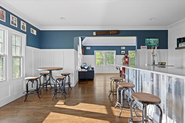 Interior, Recessed Lighting, Wood Texture Flooring